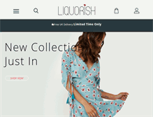 Tablet Screenshot of liquorishonline.com